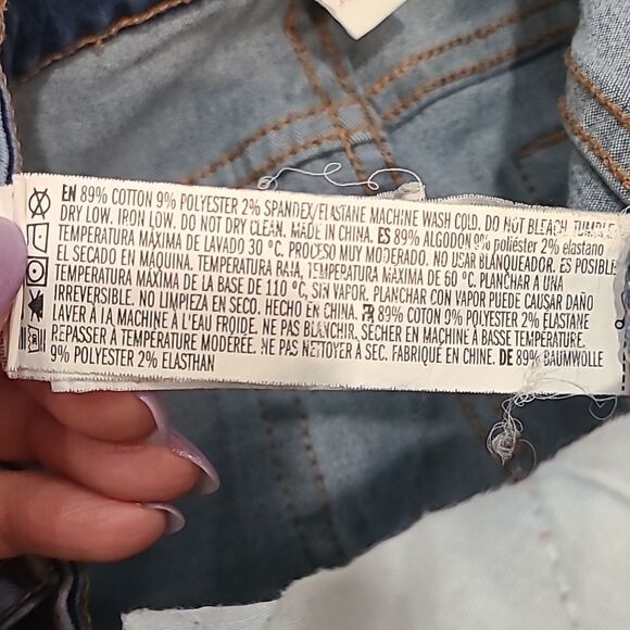 Forever 21 Denim Medium Blue Skinny Jeans Women size 27 Casual high waisted - Picture 6 of 7